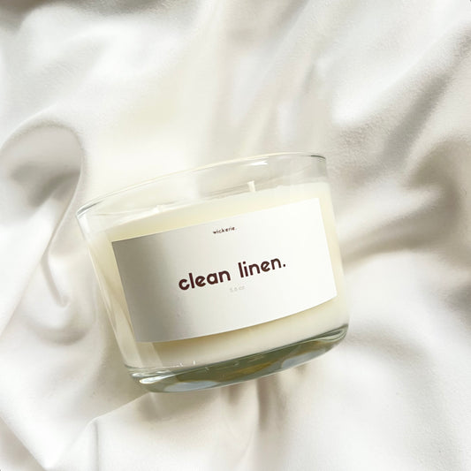 Clean Linen | Soy Candle